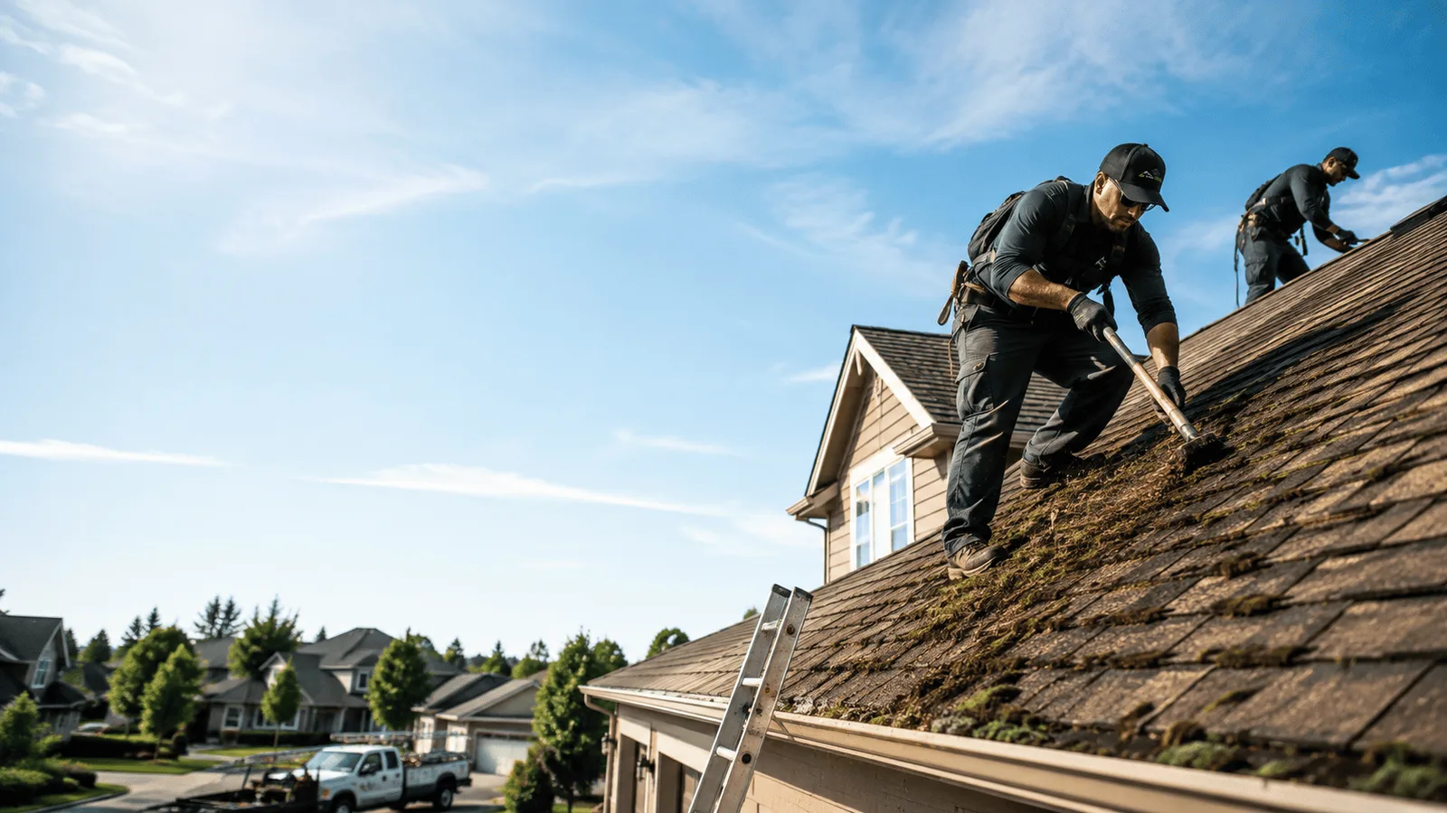 Roof Moss Removal in Ingleside, IL near me